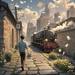 青石板的回声_净水微澜