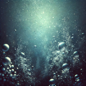 深海の泡の中で