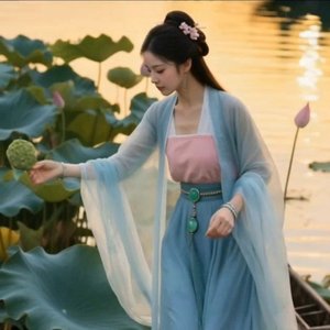 西湖采莲