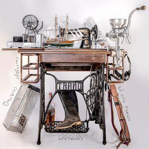 Una máquina de coser de pedales