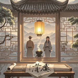 檐下灯暖