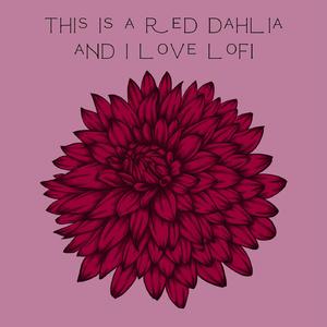 This Is a Red Dahlia and i Love Lofi