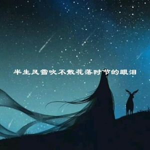 半生风雪吹不散花落时节的眼泪