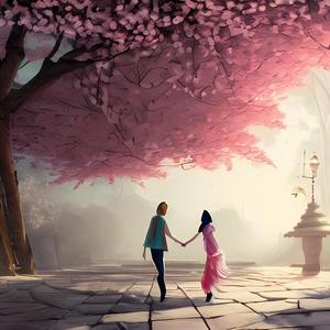 耳朵怀孕单曲循环系列，樱花满地集于我心，楪舞纷飞祈愿相随。