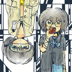 黒塗り世界宛て書簡 黄蓝cover