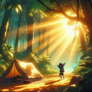 ジャングルの朝