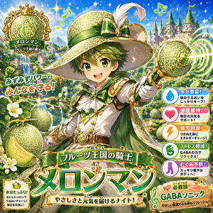 フルーツ王国の騎士・メロンマン
