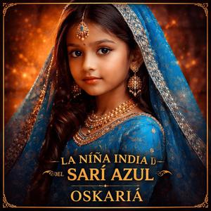 La niña india del sari azul