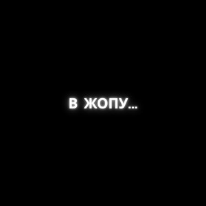 В жопу...