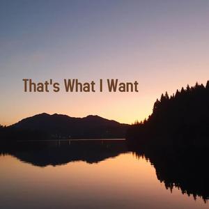 That's What I Want