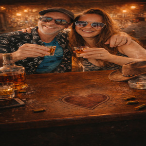 Saudade danada coração tatuado