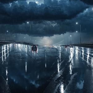 Neon Drive Waves