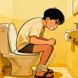 拉屎要用力