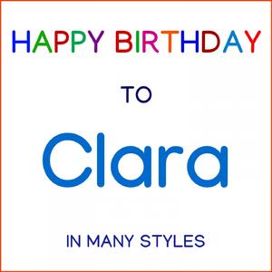 Happy Birthday To Clara - Blues