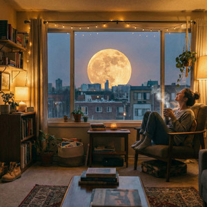 まんまるいお月さま