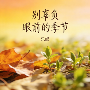 别辜负,眼前的季节