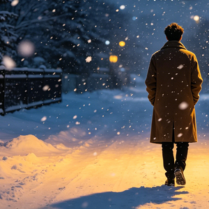 雪落进黑夜