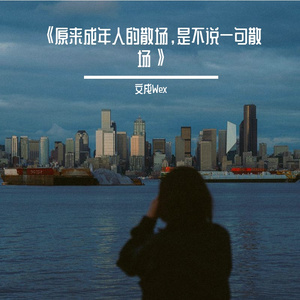 《原来成年人的散场，是不说一句散场》