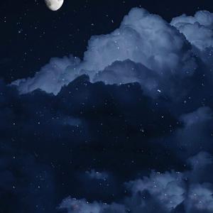 天边的那轮残月