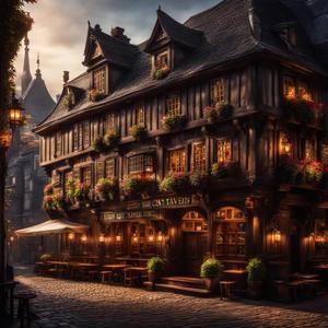A Tavern in a City