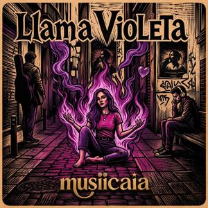 Llama violeta