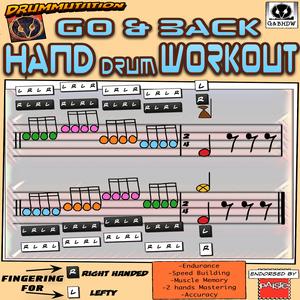 Go & Back Hand Drum Workout 180 190 200 bpm (180 190 200 bpm) (180 190 200 bpm)