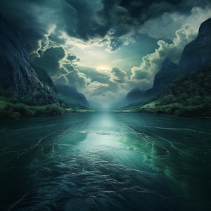 River's Serene Meditation