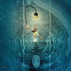 銀の龍の背に乗って