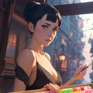 她也点了牛肉拉面（街头招式beat4）