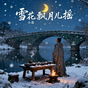 雪花飘月儿摇