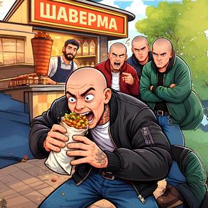 Скинхед с шавермой