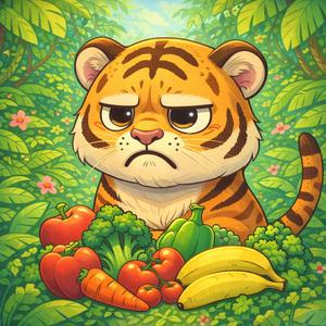 Nutrición Tigresito (Canciones Infantiles, Música Para Niños Alegre, Para Aprender, AMIGOS ANIMALES)