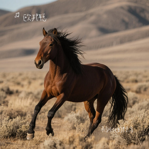未驯化的野马