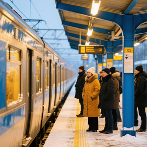 二月の駅で立ち止まる / 川原 拓郎