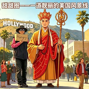 甜甜圈  一道靓丽的美国风景线