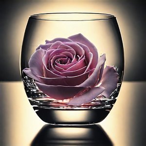 碎玻璃里的玫瑰