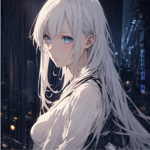 彼女は夜も綺麗