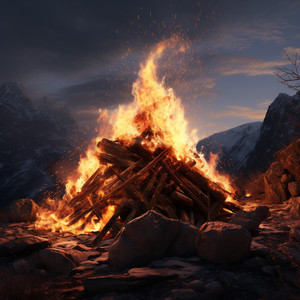 Calming Flames for Yoga Flow