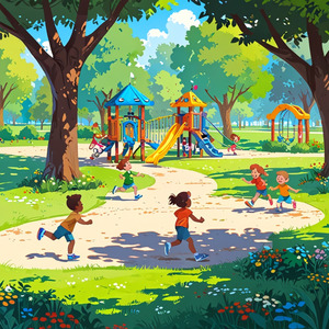 Sunshine and Smiles: Endless Fun Playing in the Park