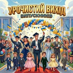 УРОЧИСТИЙ ВИХІД ВИПУСКНИКІВ