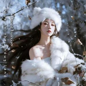 雪暮下的相拥