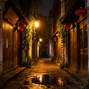 故人.老巷灯