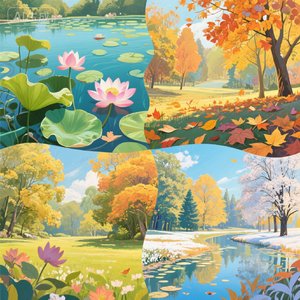 佳节孤思四季愁