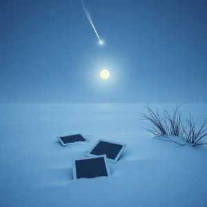 行走在冬夜的冷风中