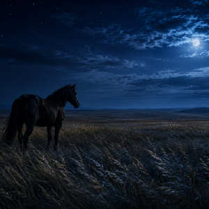 Steppe and night