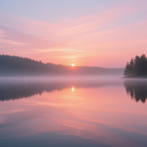First Light on Still Water