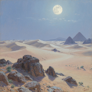 Cairo Desert Moon