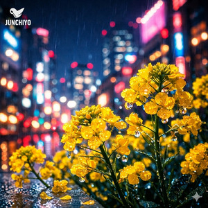 「玻璃の夜、春の残像 - Reflective Spring Night -」