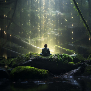 Relajante Corriente En Medio Del Bosque