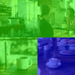 柔和的办公室时刻